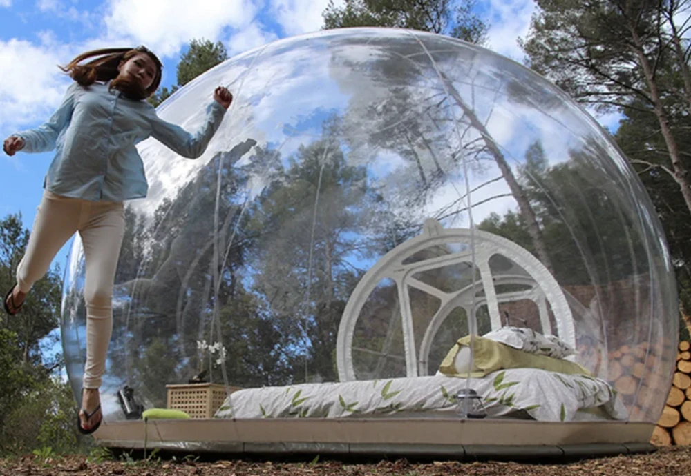 camping clear inflatable bubble tent